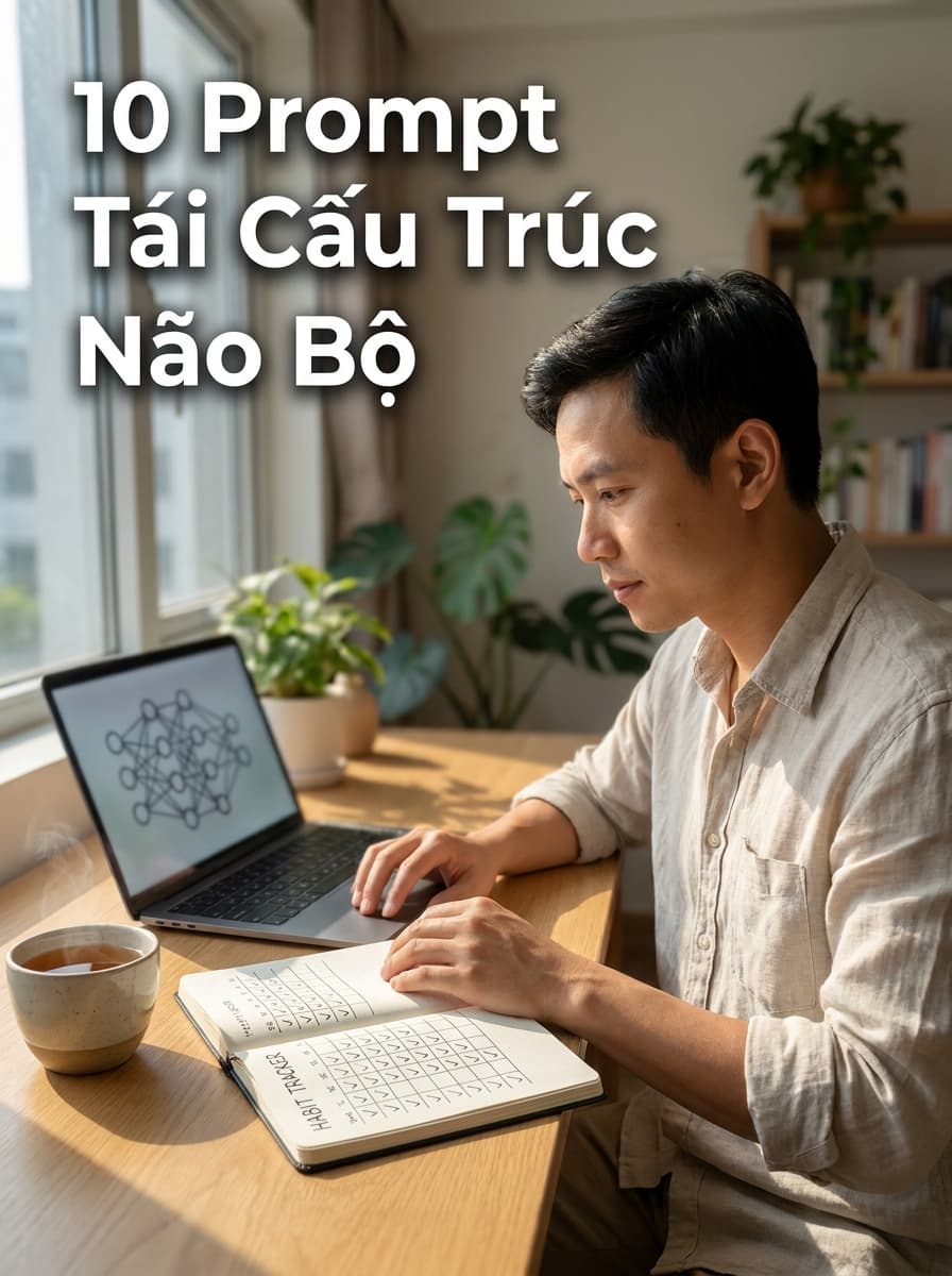 10 Prompt Claude tái cấu trúc não bộ theo khoa học Huberman