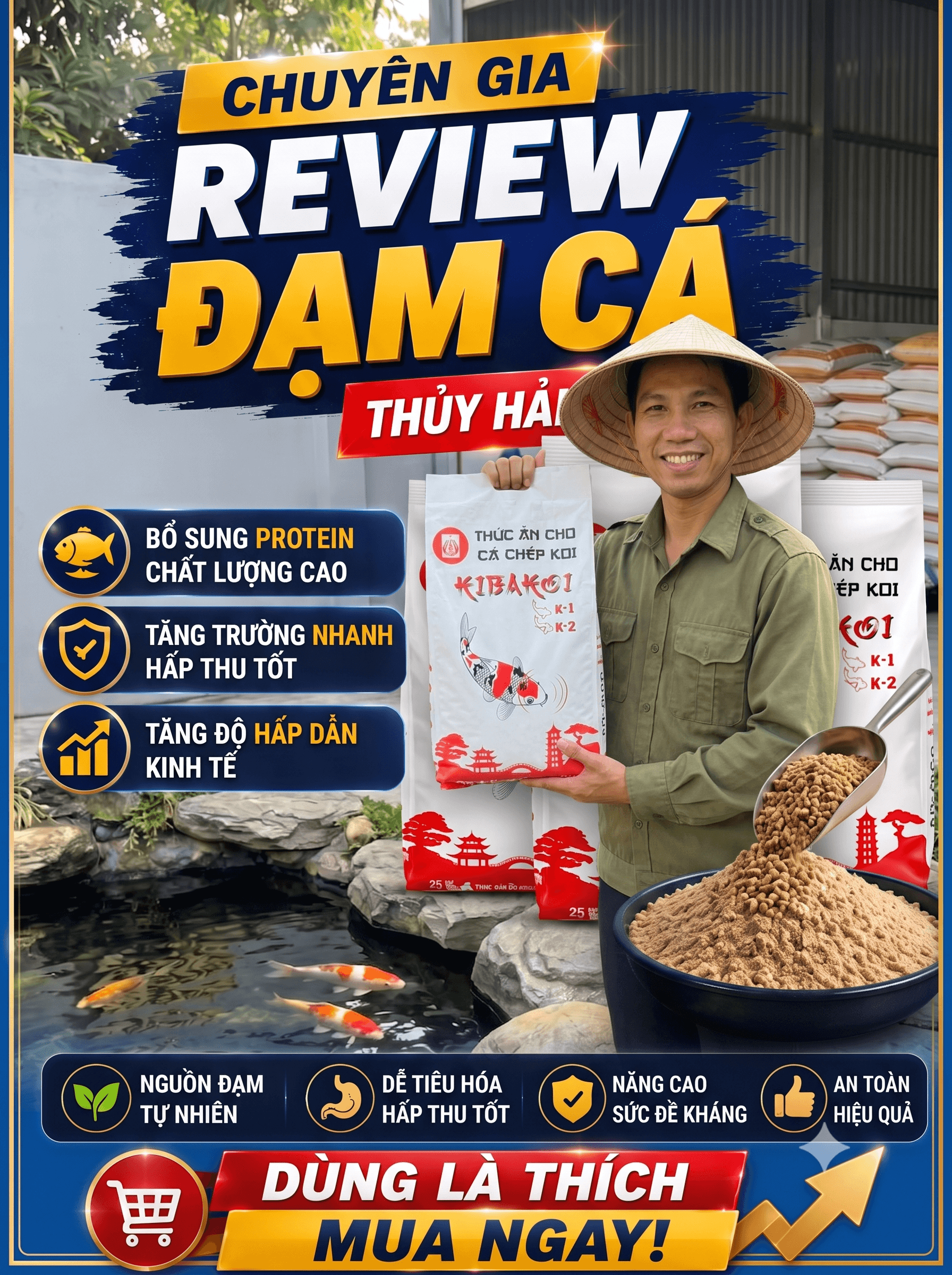 Chatbot Prompt – Chuyên Gia Review Cám Cá Koi & Thức Ăn Thủy Sản